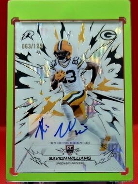 2025 Topps Resurgence : AUTO  /125 - Savion Williams (RC)